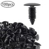 AUTOKAY 100Pcs 8mm Bumper Clips Auto Car Hole Plastic Rivets