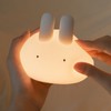 Cute Rabbit Night Light Silicone Bunny Tabletop Lamp 2700K Warm