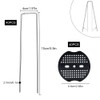 SAIJIAN Pack of 40 Ground Anchors, Ground Anchor Set, U-Shaped