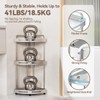 Binecer Corner Shower Caddy Standing, 3 Tier Shower Organizer Stand