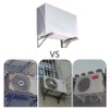 Outdoor Air Conditioner Cover Waterproof Dustproof Snowproof (86x30x56cm)