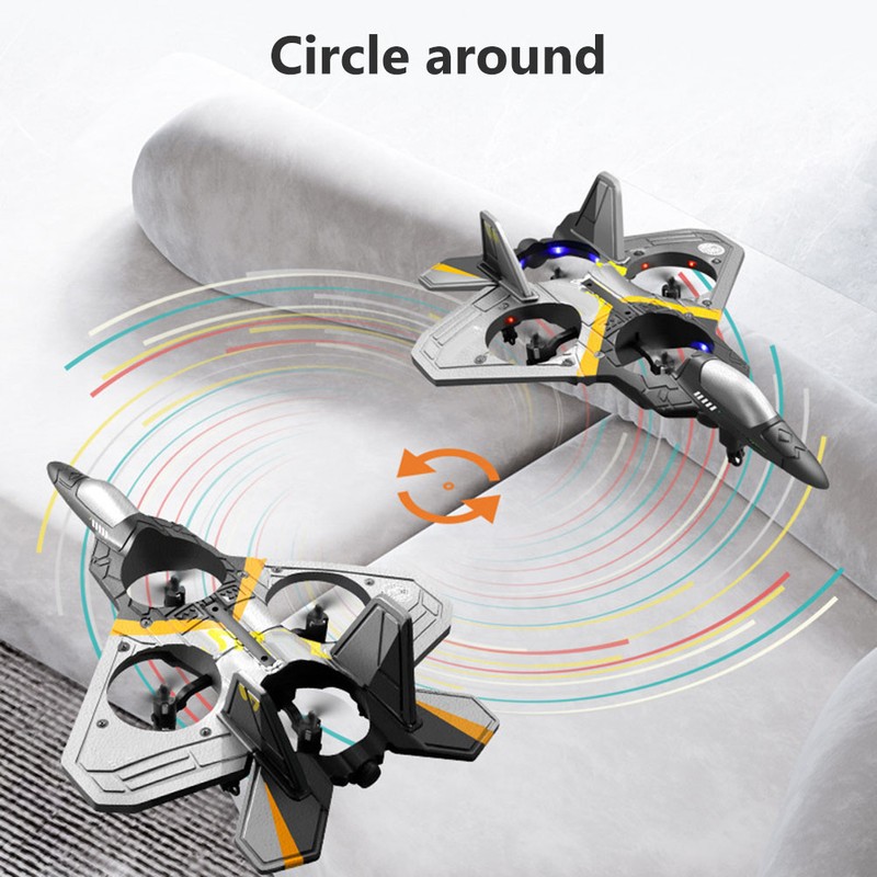 Remote Control Airplane RC Fighter Quadcopter with 360° Flip Function