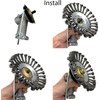 POFET Grass Trimmer Blade Set 6 Pcs Universal Metal Brush