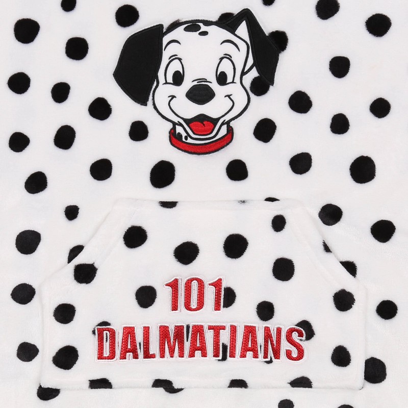 sarcia.eu 101 Dalmatian White Hooded Sweater/Bathrobe for Children, 101 Dalmatians