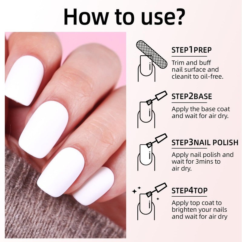 Major Dijit Matte Nail Polish Air Dry Nail Art Varnish