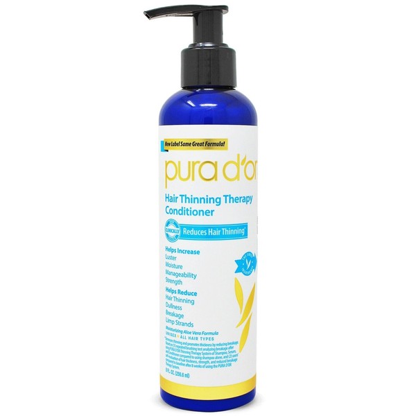 PURA D'OR Dor Hair Thinning Therapy CONDITIONER for Added Moisture 8 oz