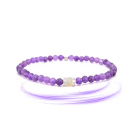 Liberty Angels - Natural stone bracelet made of 925 silver and opal - pearl bracelet for men and women - healing stone bracelet, Sterling Silver, Ethiopian Opal