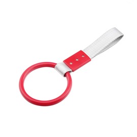 Holy Feather Tsurikawa Car Handle Strap - Drift in Style with JDM Accessories(Round: Red/White)