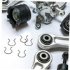 ULTECHNOVO Vehicle Door Handle Clips Automotive Window Crank Clips Replacement