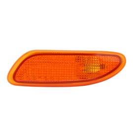 Car Left Side Marker 2038200721 Bumper Turn Signal Lamp Cover for MercedesBenz W203 CClass(Amber )