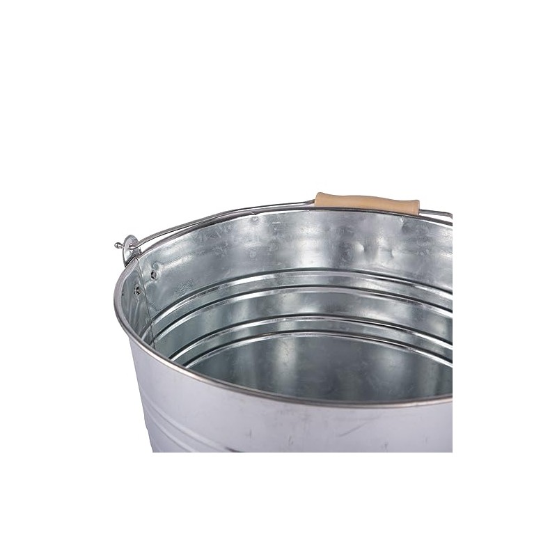 15ltr Galvanised Steel Bucket