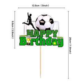 Blumomon Pack of 24 Football Birthday Party Decorations for Boys Table Decoration Baby Shower Boy Birthday Decorations Theme Party Decorations