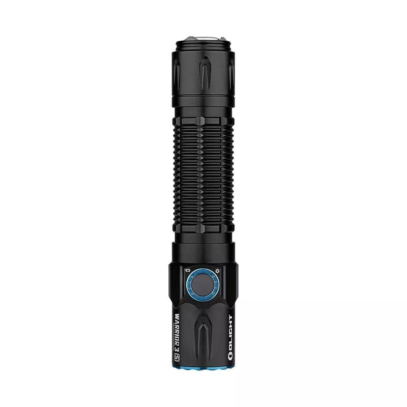 Olight Warrior 3S Black Dual-Switch Tactical Flashlight, 2300 Lumens, 300