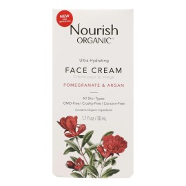 UD_Nourish 1.7 oz Organic Facial Cream Ultra-Hydrating with Argan and Pomegranate Main Ingredient Glycerin for Skin Care