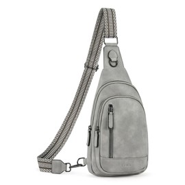 CLUCI Crossbody Bags for Women Men,Leather Sling Bag Cross Body Backpack for Woman Gifts for Women Birthday Unique