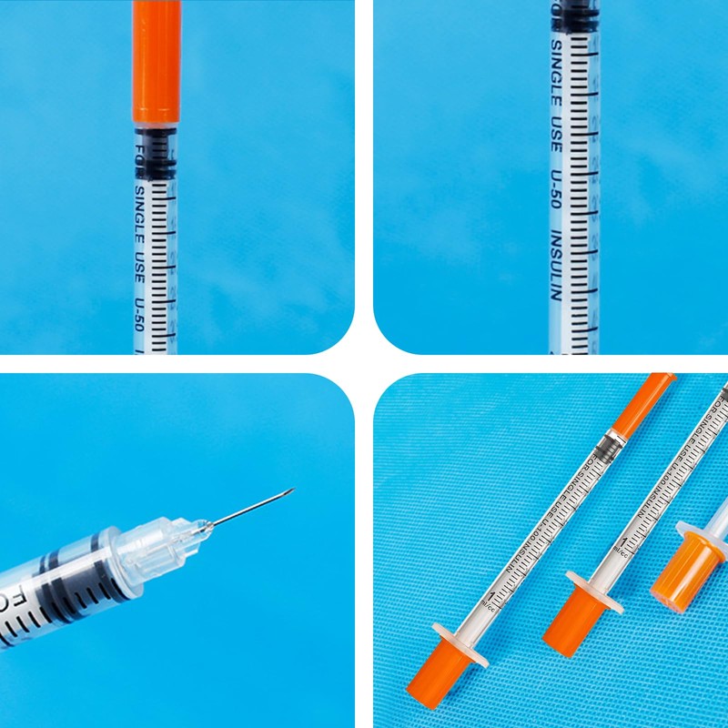 Shudyear 20 pack 1ml 0.3x13mm Plastic Multiple Uses Measuring Tools,