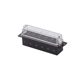 HELLA 8JD 005 993-051 Fuse Box - 6-pin connector - Plug: Blade Terminal - Plug: 24 x axial (6,3x0,8)