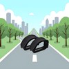1 Pairs Bike Pedal Straps, Black Bicycle Feet Straps Cycling