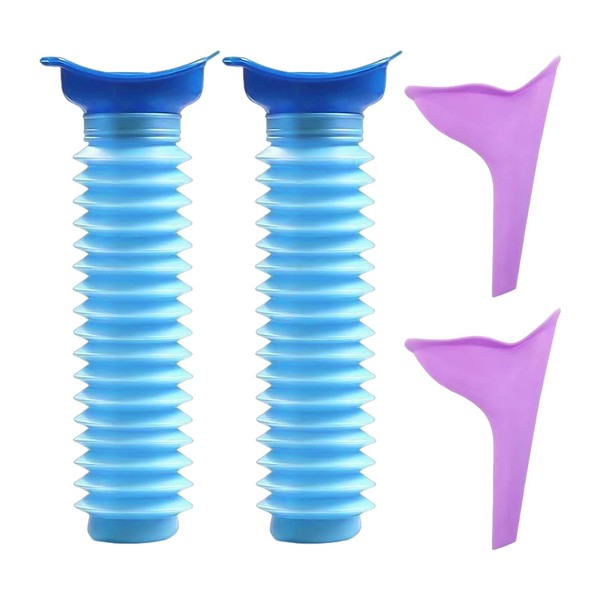 2 Piece Outdoor Potty, 2 Piece Funnel, Travel Potty, Folding