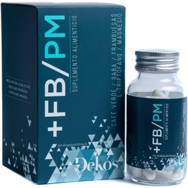 Dekós | +FB/PM | Suplemento Alimenticio Termogénico de Noche a Base de Café Verde, Frambuesa, Cáscara de Naranja, Gaba, L-Triptófano y Magnesio con 60 Cápsulas