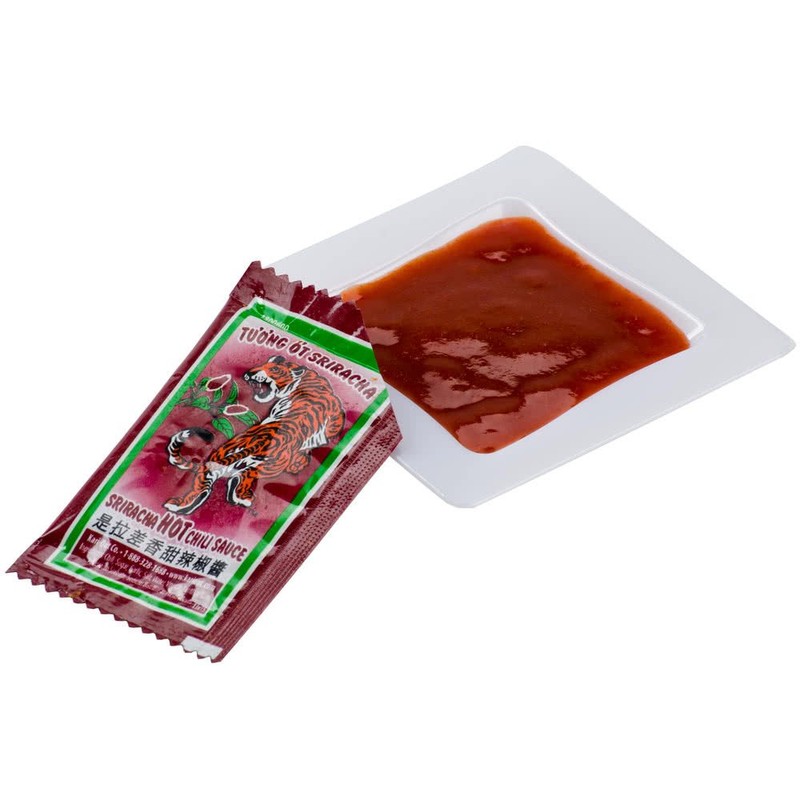Sriracha Hot Chili Sauce 9 Gram Portion Packet - 200/Case