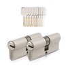 GERCAR Pro 2 x Lock Cylinder 40/40 Keyed Alike Set