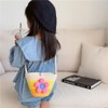 YGCHEN Girls' Bags Flowers Straw Bag Woven Beach Handbag with