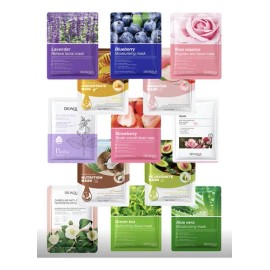 Pack De 50 Mascarillas Faciales Coreanas De Tela Hidratante Normal                                                                                    