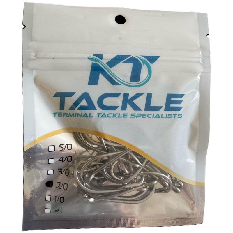long shank fishing hook available in sizes 5/0, 4/0, 3/0,