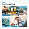 ARTDOT 10X Magnifying Glass with Light and Stand, 144 LEDs