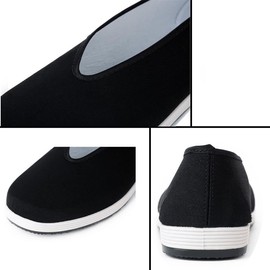 FleurUnefe Sp19 Kung Fu Shoes, Flat, Men's, Women's, Slip-On, Gymnasium Shoes, 10.8 / 10.6 / 10.6 / 9.0 / 9.0 / 9.0 / 9.2 inches (27.5 / 27 / 26.5 / 25.5 / 24.5 / 24.5 / 23.5 cm), Room Shoes, Work