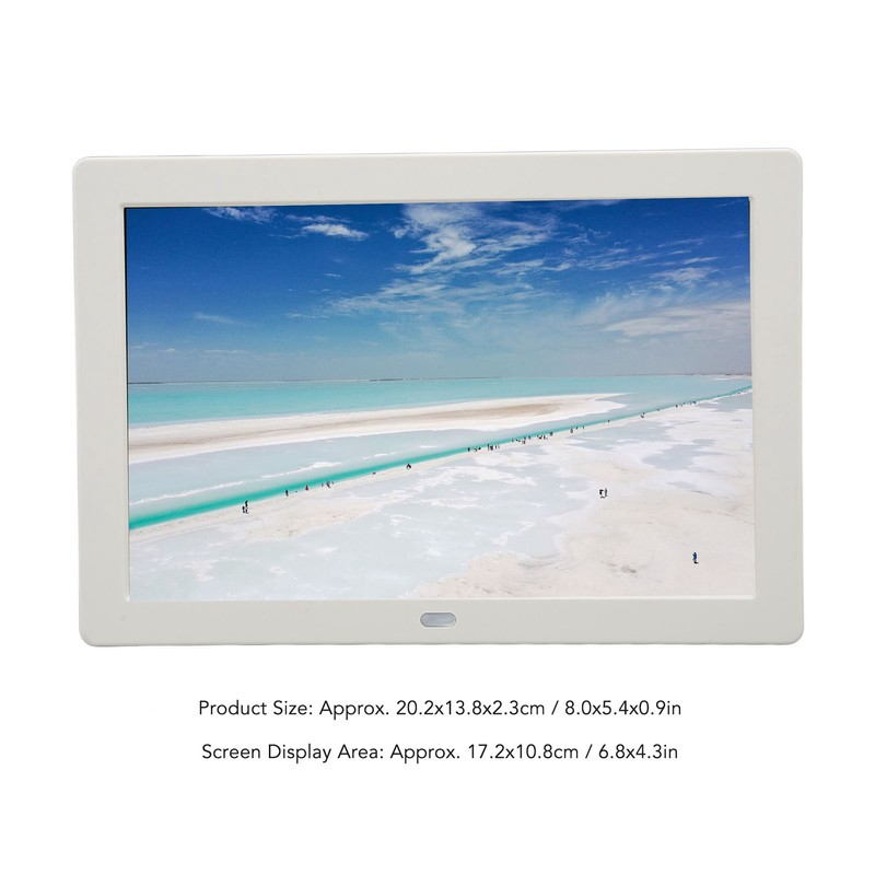 8 Inch Digital Photo Frame 1280x800 HD IPS Display Support