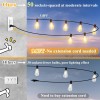 Brightever LED Outdoor String Lights 100FT Patio Lights with 52