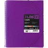 Grafoplás 39823235 Binder with 30 Transparent Spiral Covers, Purple A4,