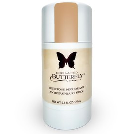 Enchanted Butterfly Tinted Antiperspirant Deodorant Stick- Light Tone For Woman, Matches Light Skin Tones For a Natural Look! Fresh Scent, For all Day Protection 2.5oz 1 count Original