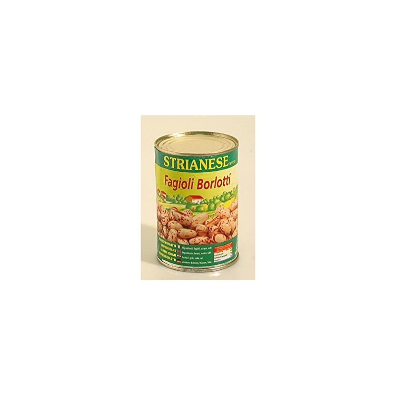 Borlotti Beans - Fagioli Borlotti, cooked, 400g