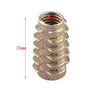 HALJIA 20pcs M8 x 25mm Insert Nut Wood Furniture Threaded