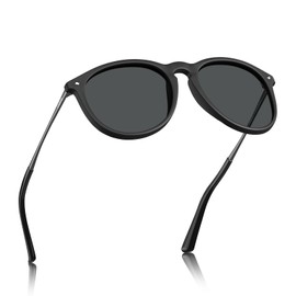 CARFIA Trendy Sunglasses for Women Polarized UV Protection Classic Retro Style CA5100