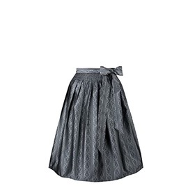 Stockerpoint Corinna Women's Midi Dirndl Apron, gray, 52 - 56
