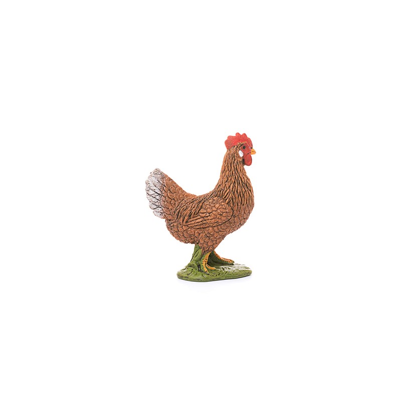 schleich 13826 FARM WORLD Hen Figurine for ages 3+, Blau