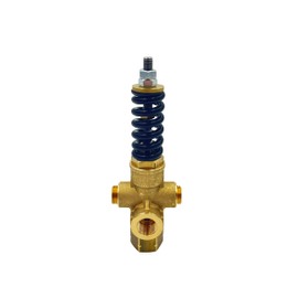 Annovi Reverberi VRT3-310A Unloader, Black Spring, 4500 PSI, 10.5 GPM, No Adjustment Knob, Brass