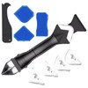 Silicone Caulking Tool Kit, 3 In 1 Stainless Steel Scrapers