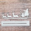 Melis Santa Claus with Reindeer - Wooden Christmas Decoration in