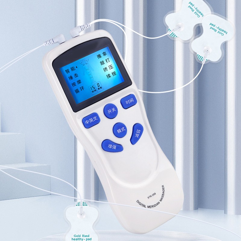 Electric Meridian Massage Machine Dual Output LED Display 8 Modes