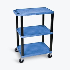 Classroom Basics WT34BUS Tuffy Utility Cart - Three Shelves, NSF Certified