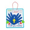 Fun Express Religious Father’s Day Handprint Poem Craft Kit, Makes
