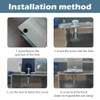 EMVANV 20 PCs Hollow Door Anchors,Hollow Metal Cavity Fixing Hollow
