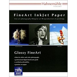 Hahnemuhle Fine Art Pearl, Fiber Based, Bright White Inkjet Paper, 285gsm, 8.5x11", 25 Sheets