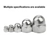 M3 Acorn Nuts, 304 Stainless Steel Dome Hex Cap Nuts,