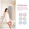 OATIPHO 6Pcs Shower Caps Durable Bathing Hats for Hair Reusable